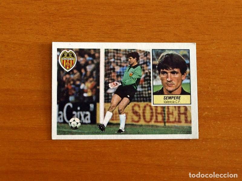 Cromos de f&uacute;tbol: Valencia - Sempere - Ediciones Este Liga 1984-1985, 84-85 - Nunca pegado