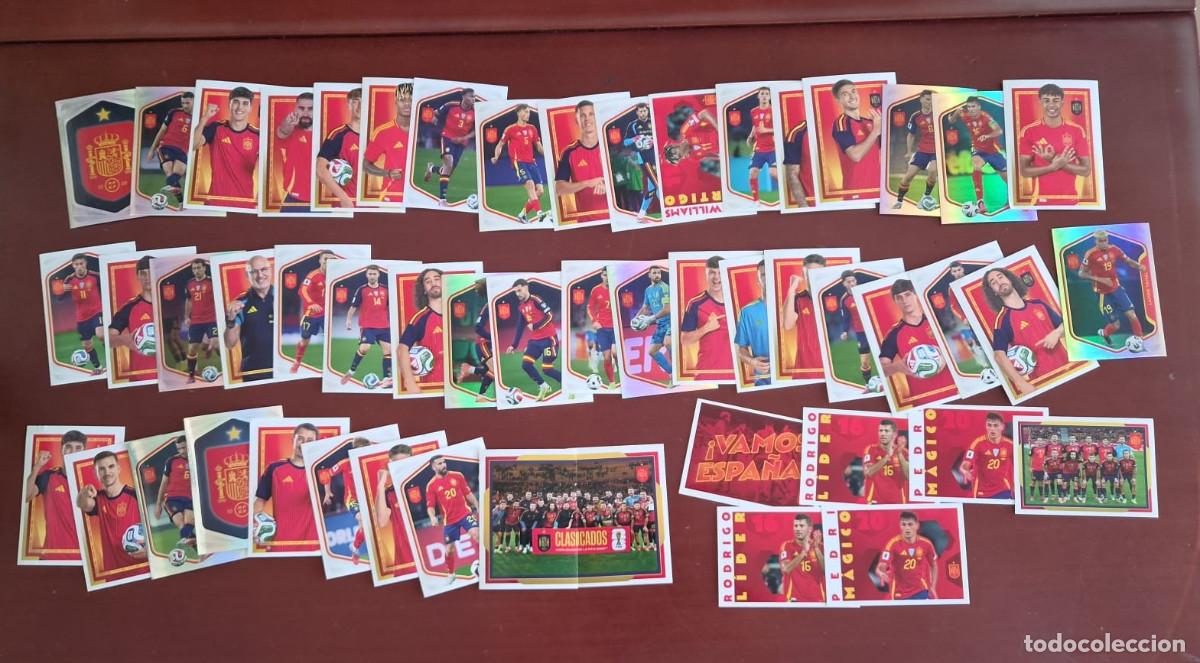 Cromos de f&uacute;tbol: Lote de 50 cromos de Espa&ntilde;a Mundial 2026 Carrefour