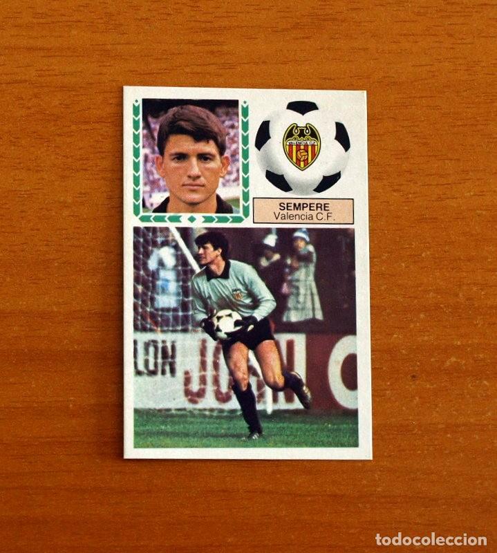 Cromos de f&uacute;tbol: Valencia - Sempere - Ediciones Este Liga 1983-1984, 83-84 - Nunca pegado