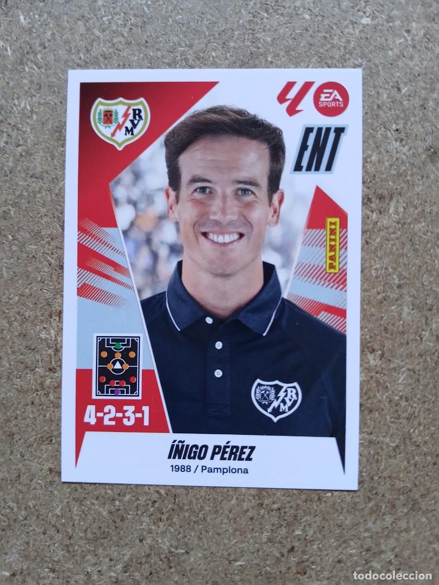 Cromos de f&uacute;tbol: ENTRENADOR I&Ntilde;IGO PEREZ - RAYO VALLECANO N&ordm; 2 LIGA ESTE 2025 2026 - 25 26