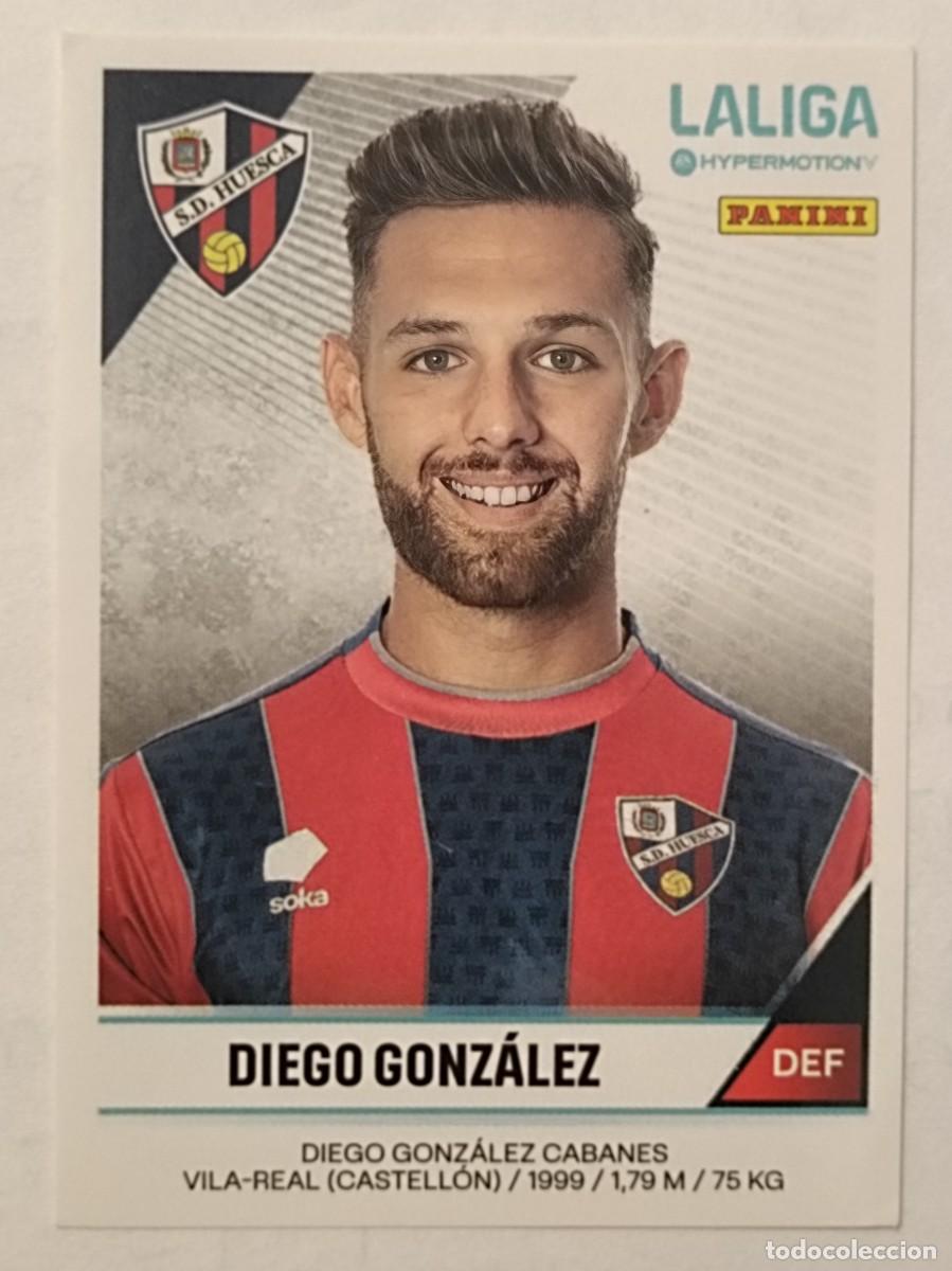 Cromos de f&uacute;tbol: #258A DIEGO GONZALEZ (S D. HUESCA) LIGA HYPERMOTION 24/25 PANINI