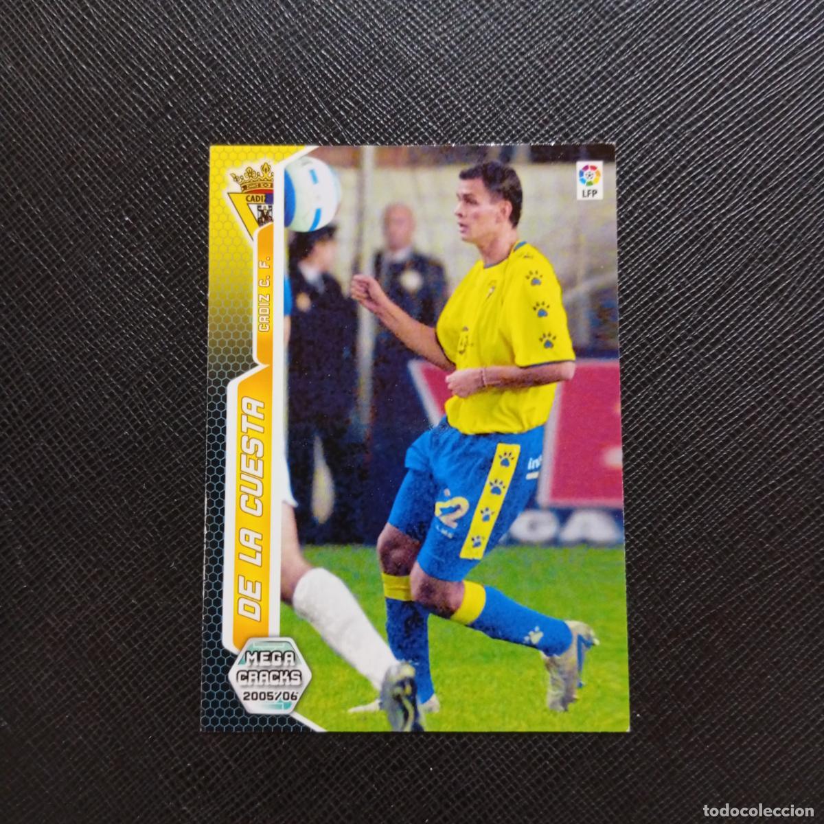 Cromos de f&uacute;tbol: 97 DE LA CUESTA CADIZ PANINI MEGACRACKS 05 06 CROMO FUTBOL 2005 2006 - A213 PG100