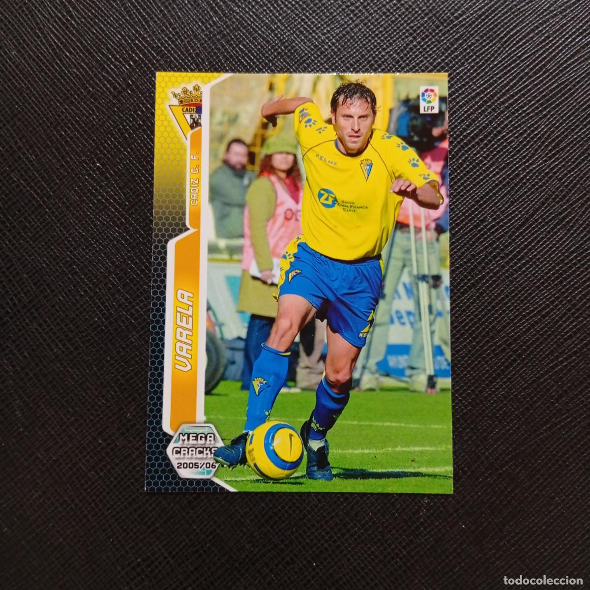 Cromos de f&uacute;tbol: 98 VARELA CADIZ PANINI MEGACRACKS 05 06 CROMO FUTBOL 2005 2006 - A213 PG100