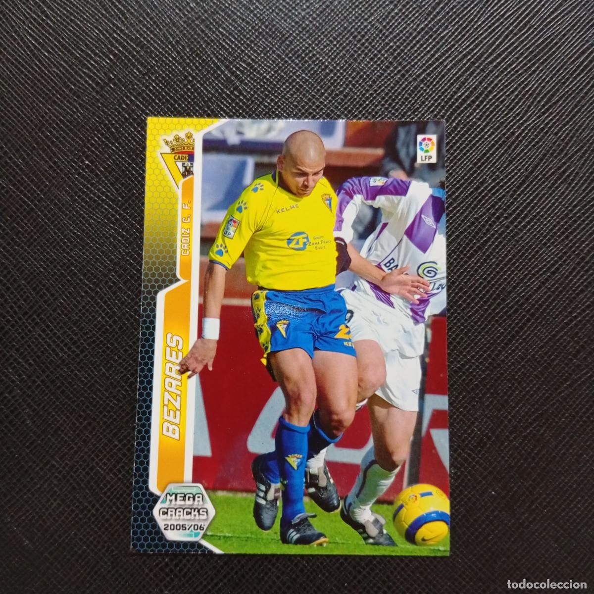 Cromos de Futebol: 100 BEZARES CADIZ PANINI MEGACRACKS 05 06 CROMO FUTBOL 2005 2006 - A213 PG100