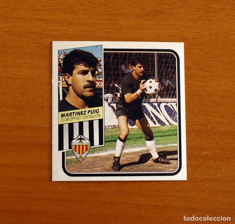 Cromos de Futebol: Castell&oacute;n - Martinez Puig - Ediciones Este Liga 1989-1990, 89-90 - Nunca pegado