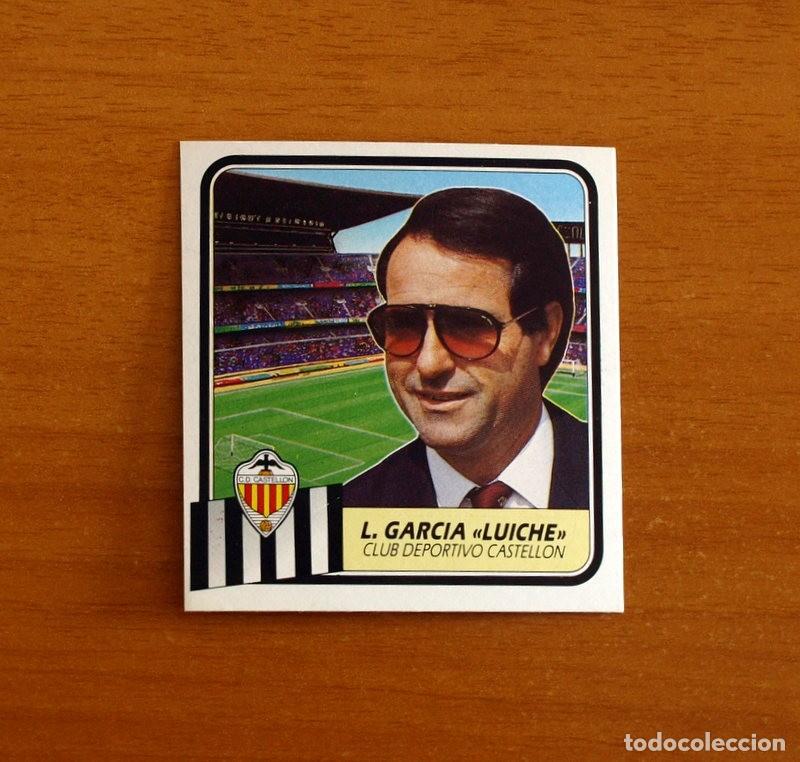 Cromos de Futebol: Castell&oacute;n - Luis Garc&iacute;a Luiche Entrenador -Ediciones Este Liga 1989-1990, 89-90 - cromo nunca pegado