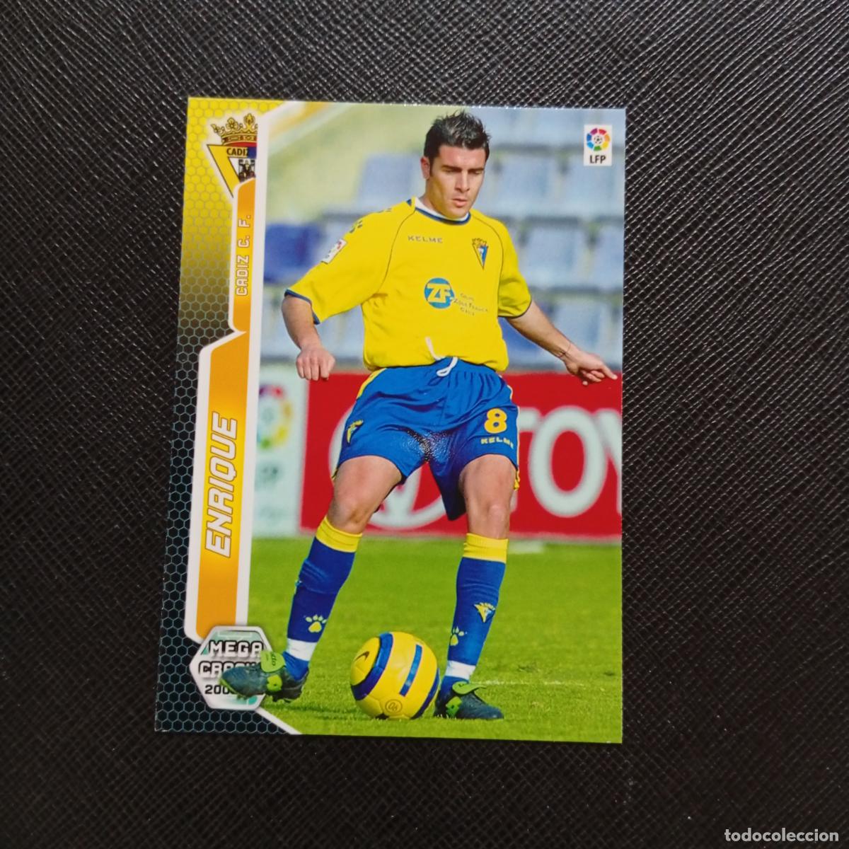 Cromos de f&uacute;tbol: 105 ENRIQUE CADIZ PANINI MEGACRACKS 05 06 CROMO FUTBOL 2005 2006 - A213 PG109