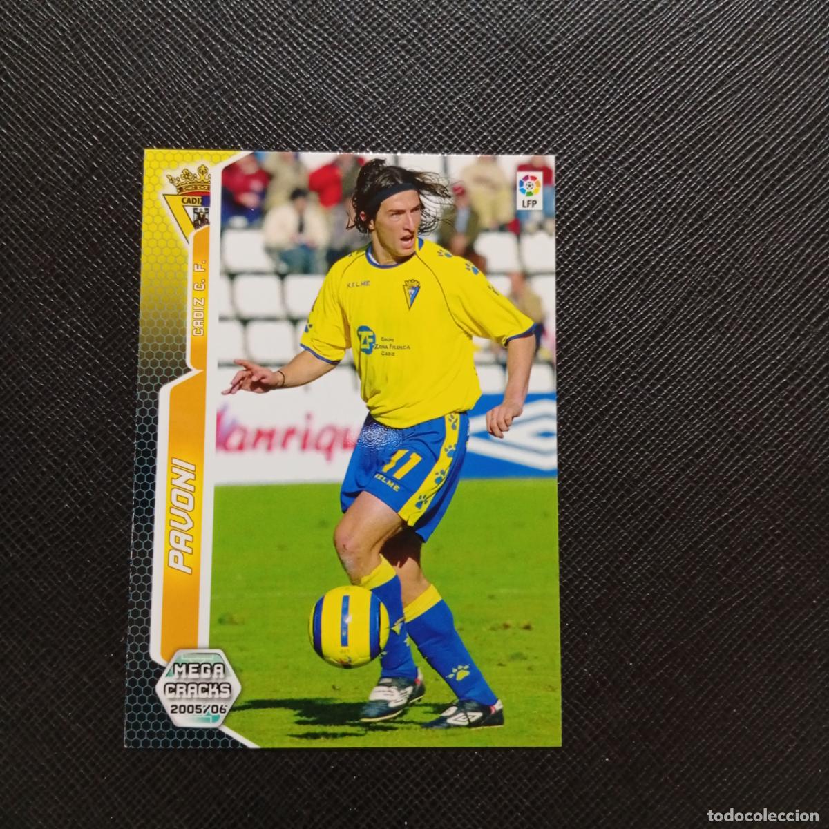 Figurine di Calcio: 106 PAVON CADIZ PANINI MEGACRACKS 05 06 CROMO FUTBOL 2005 2006 - A213 PG109