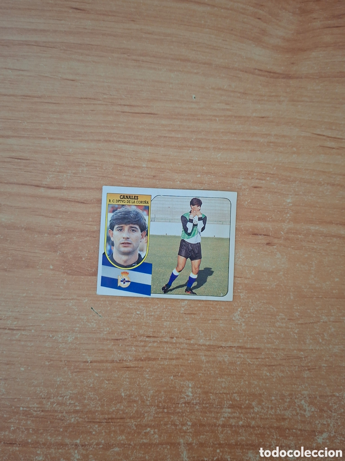 Figurine di Calcio: Este 91 92 canales coru&ntilde;a fichaje 21 despegado ver fotos