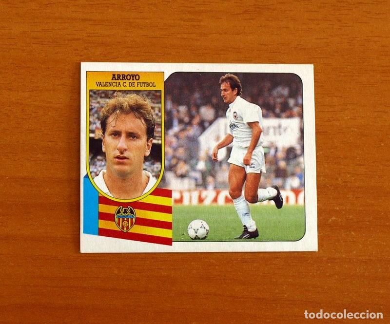 Fu&szlig;ball-Sticker: Valencia - Arroyo - Ediciones Este Liga 1991-1992, 91-92 - Nunca pegado