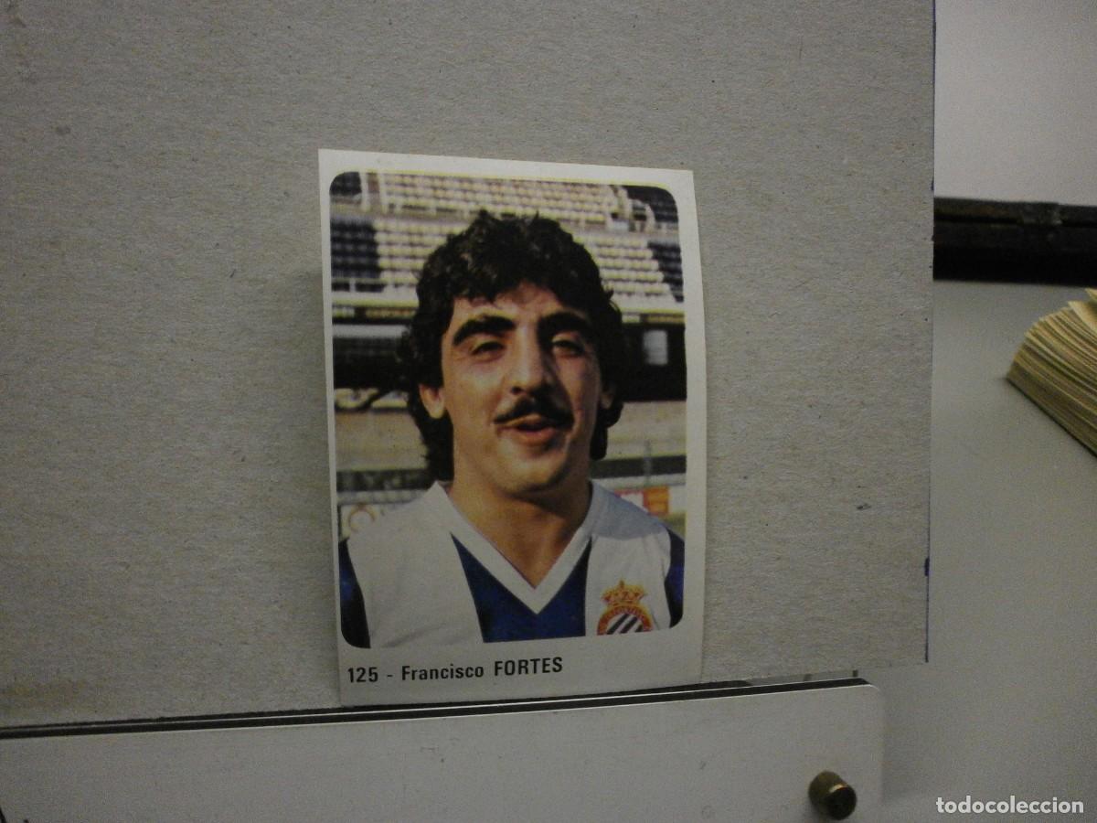 Cromos de f&uacute;tbol: cromo futbol 79 80 editorial crom n&ordm; 125 r.c.d. espa&ntilde;ol fortes