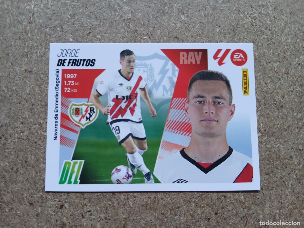 Cromos de f&uacute;tbol: JORGE DE FRUTOS - RAYO VALLECANO N&ordm; 18 LIGA ESTE 2025 2026 - 25 26