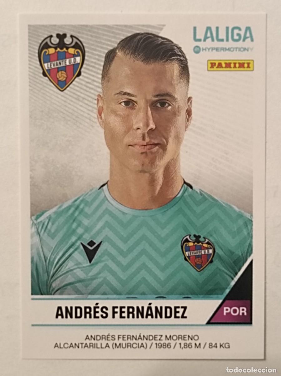 Cromos de f&uacute;tbol: #270 ANDRES FERNANDEZ (LEVANTE U.D.) LIGA HYPERMOTION 24/25 PANINI