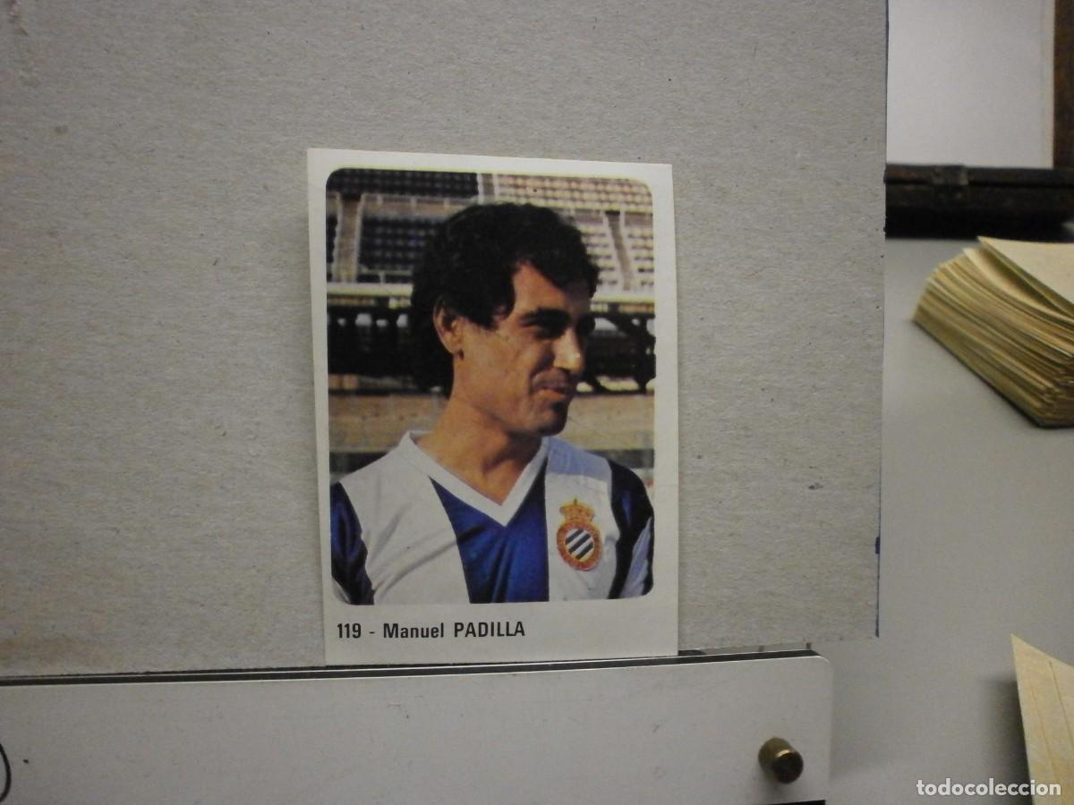 Cromos de f&uacute;tbol: cromo futbol 79 80 editorial crom n&ordm; 119 r.c.d. espa&ntilde;ol padilla