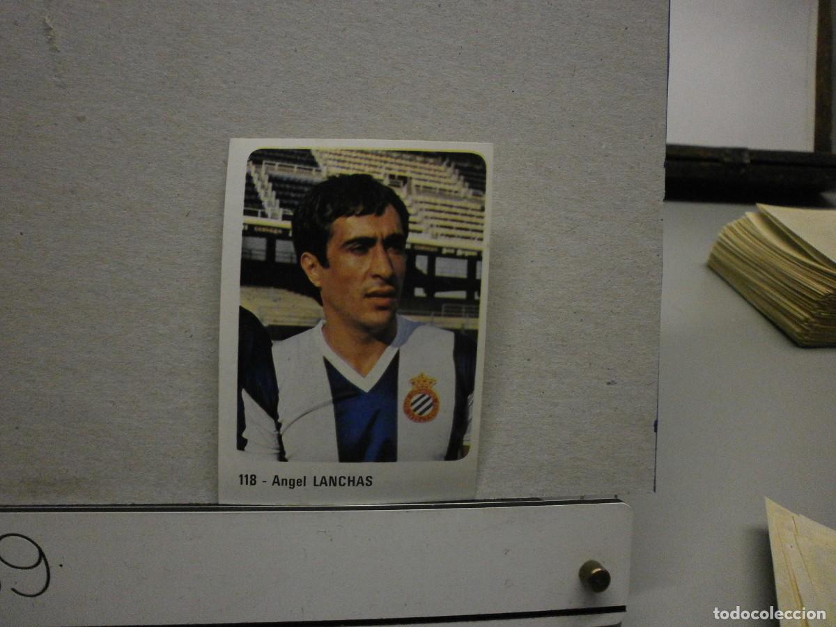 Cromos de f&uacute;tbol: cromo futbol 79 80 editorial crom n&ordm; 118 r.c.d. espa&ntilde;ol lanchas