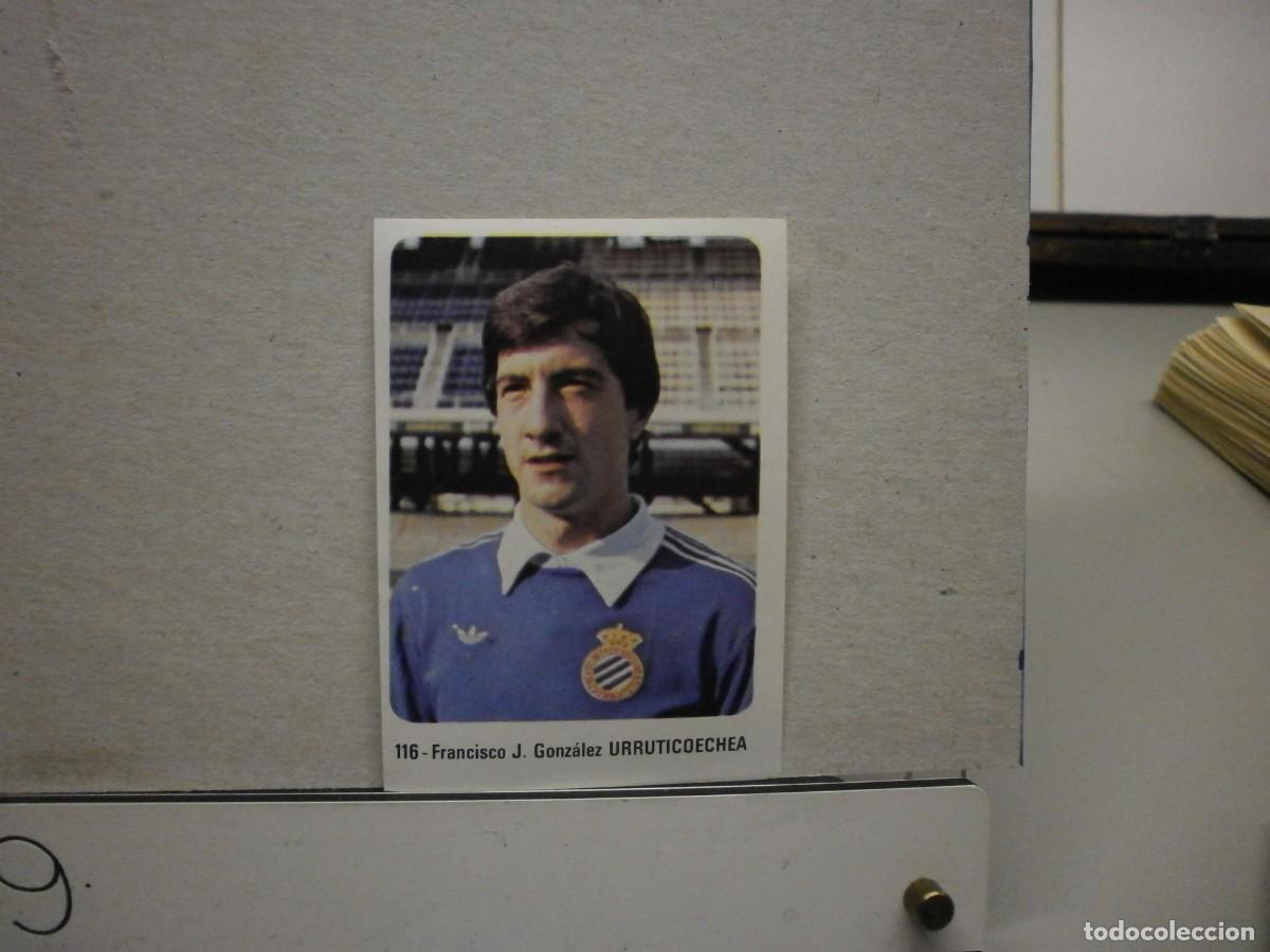 Cromos de f&uacute;tbol: cromo futbol 79 80 editorial crom n&ordm; 116 r.c.d. espa&ntilde;ol urruticoechea