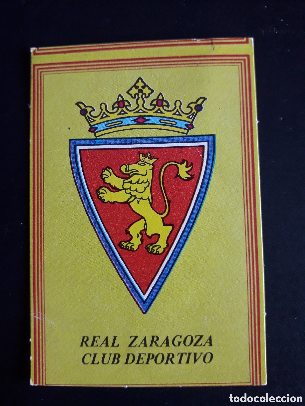 Cromos de f&uacute;tbol: ESCUDO ZARAGOZA SUPER F&Uacute;TBOL 84 83-84 1983-1984 ROLL&Aacute;N DESPEGADO PEDIDO M&Iacute;NIMO 3&euro;