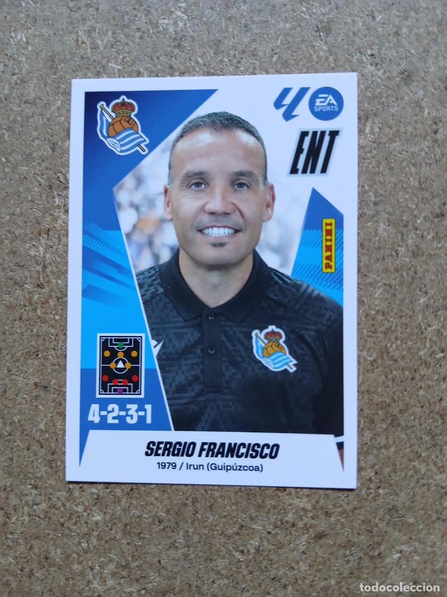 Cromos de f&uacute;tbol: ENTRENADOR SERGIO FRANCISCO - REAL SOCIEDAD N&ordm; 2 LIGA ESTE 2025 2026 - 25 26