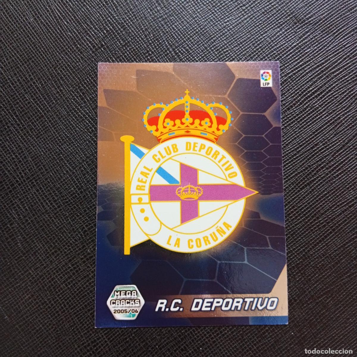 Cromos de f&uacute;tbol: 127 ESCUDO DEPORTIVO PANINI MEGACRACKS 05 06 CROMO FUTBOL 2005 2006 - A213 PG127