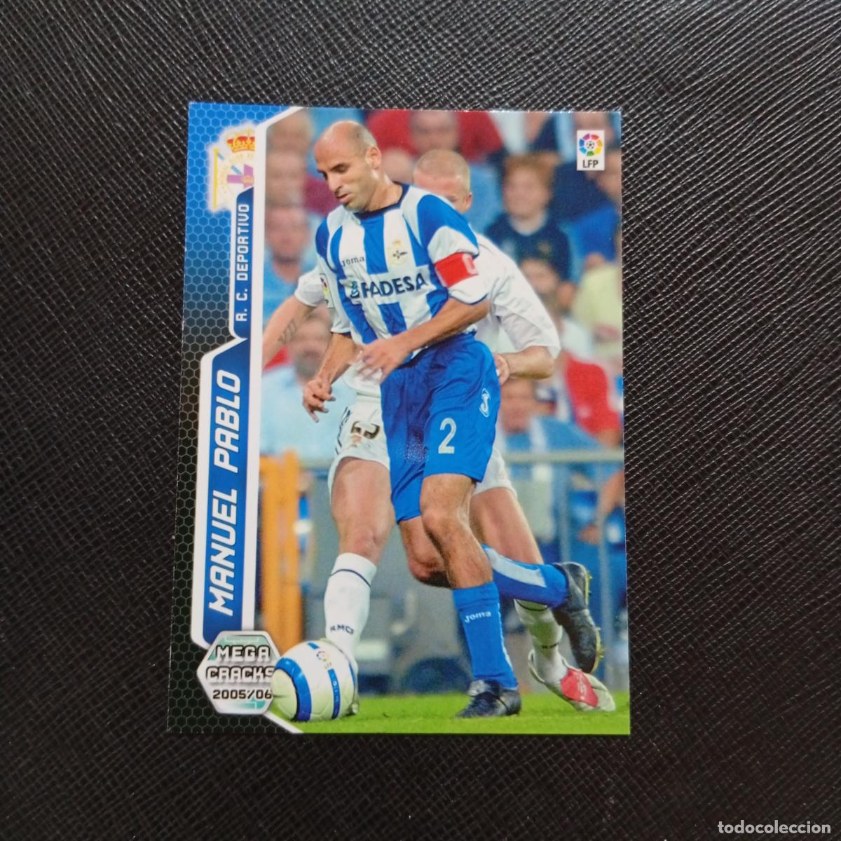 Cromos de f&uacute;tbol: 130 MANUEL PABLO DEPORTIVO PANINI MEGACRACKS 05 06 CROMO FUTBOL 2005 2006 - A213 PG136
