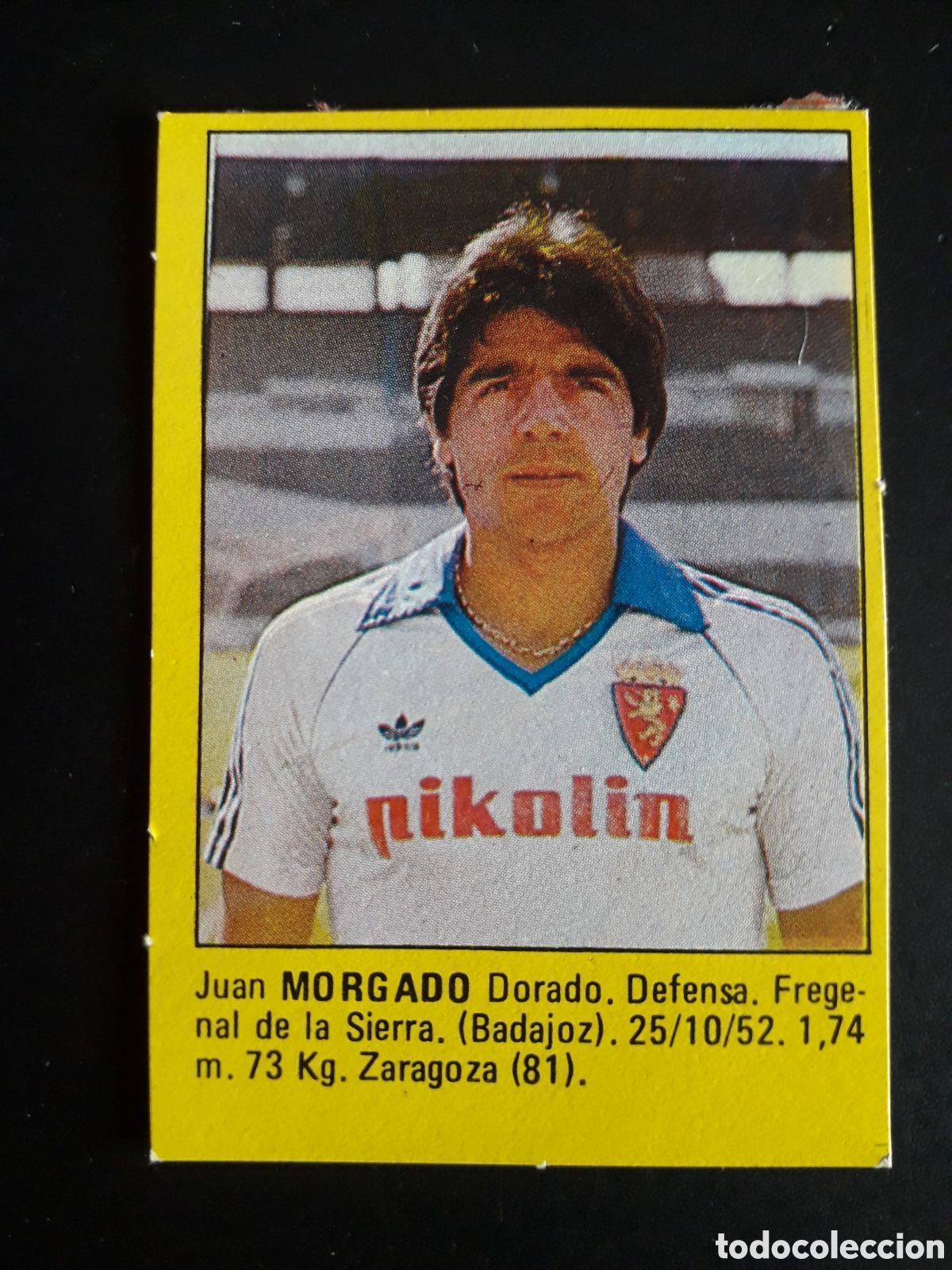 Cromos de f&uacute;tbol: MORGADO ZARAGOZA SUPER F&Uacute;TBOL 84 83-84 1983-1984 ROLL&Aacute;N DESPEGADO PEDIDO M&Iacute;NIMO 3&euro;