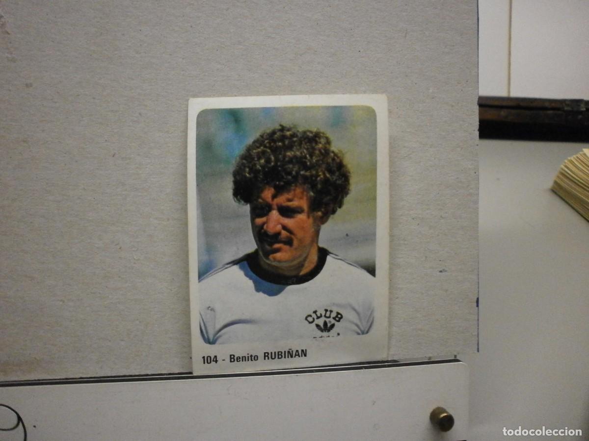 Figurine di Calcio: cromo futbol 79 80 editorial crom n&ordm; 104 burgos c.f rubi&ntilde;an