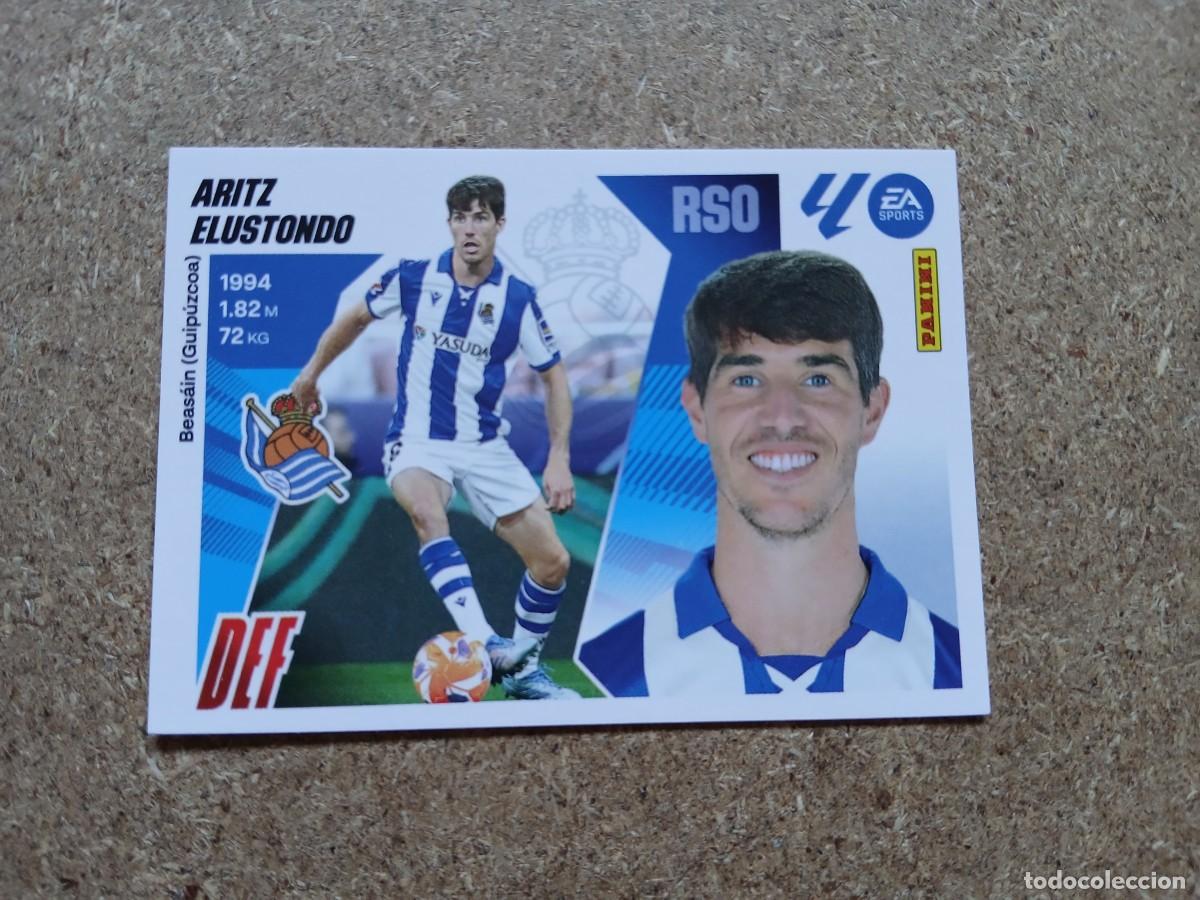 Cromos de f&uacute;tbol: ARITZ ELUSTONDO - REAL SOCIEDAD N&ordm; 9 LIGA ESTE 2025 2026 - 25 26