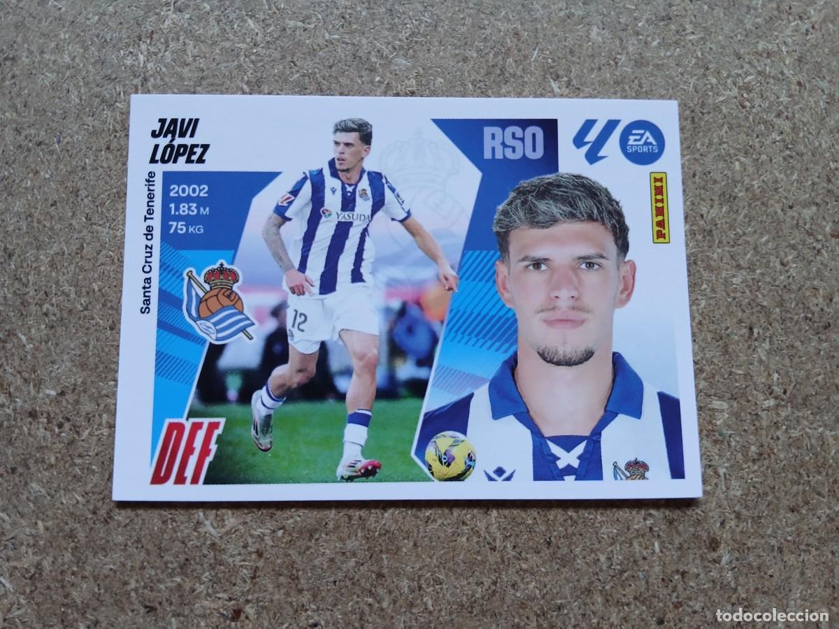 Cromos de f&uacute;tbol: JAVI LOPEZ - REAL SOCIEDAD N&ordm; 10 A LIGA ESTE 2025 2026 - 25 26