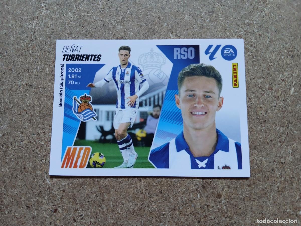 Cromos de f&uacute;tbol: BE&Ntilde;AT TURRIENTES - REAL SOCIEDAD N&ordm; 11 LIGA ESTE 2025 2026 - 25 26