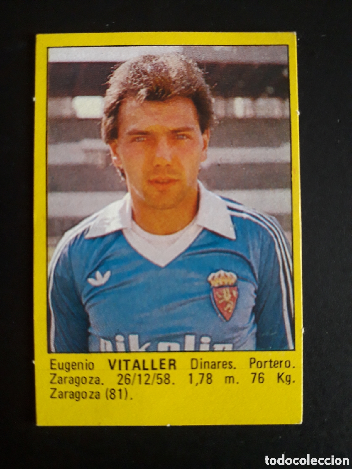 Football Stickers: VITALLER ZARAGOZA SUPER F&Uacute;TBOL 84 83-84 1983-1984 ROLL&Aacute;N DESPEGADO PEDIDO M&Iacute;NIMO 3&euro;