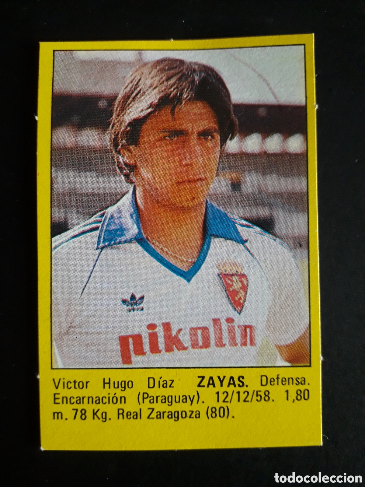 Football Stickers: ZAYAS ZARAGOZA SUPER F&Uacute;TBOL 84 83-84 1983-1984 ROLL&Aacute;N DESPEGADO PEDIDO M&Iacute;NIMO 3&euro;