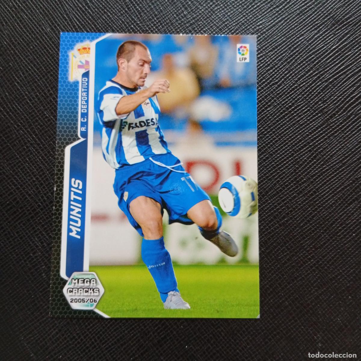 Figurine di Calcio: 144 MUNITIS DEPORTIVO PANINI MEGACRACKS 05 06 CROMO FUTBOL 2005 2006 - A213 PG154