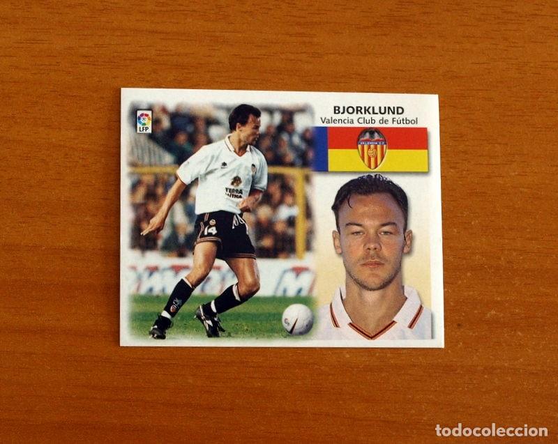 Fu&szlig;ball-Sticker: Valencia - Bjorklund - Ediciones Este Liga 1999-2000, 99-00 - Nunca pegado