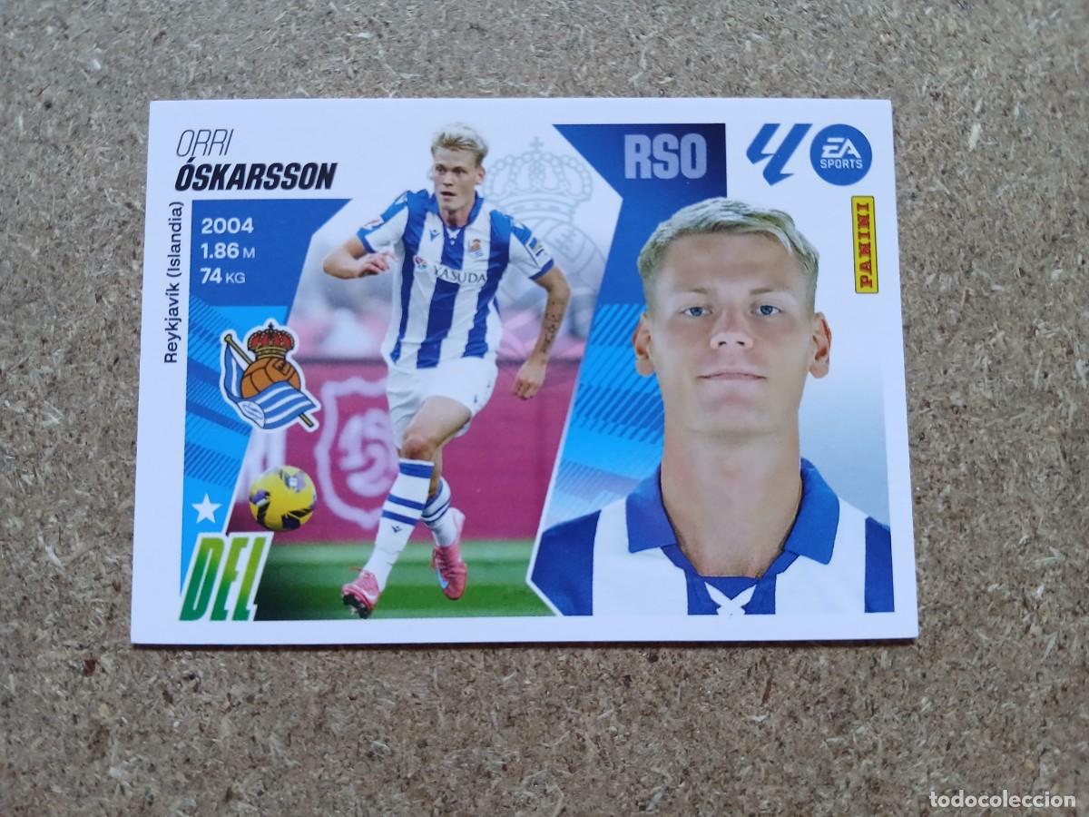 Figurine di Calcio: ORRI OSKARSSON - REAL SOCIEDAD N&ordm; 20 LIGA ESTE 2025 2026 - 25 26