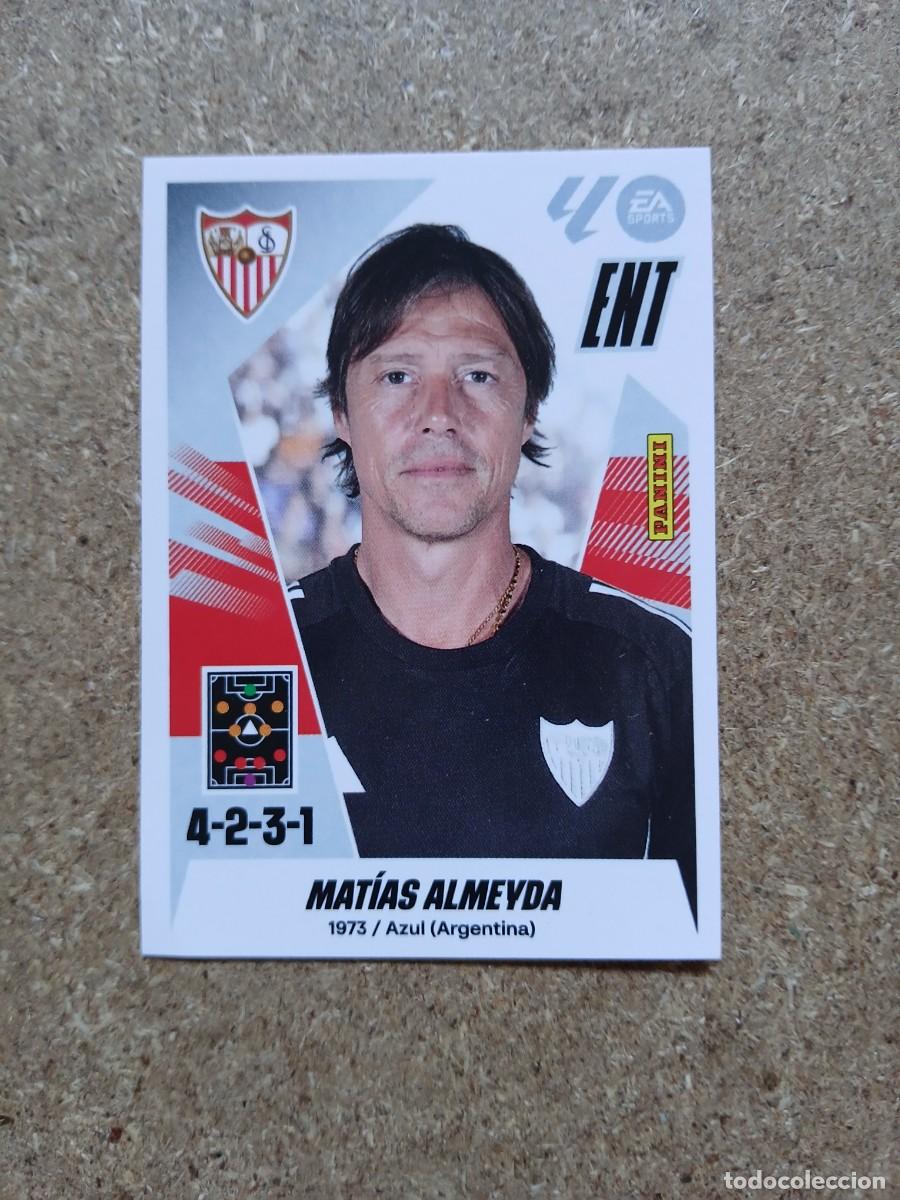 Cromos de f&uacute;tbol: ENTRENADOR MATIAS ALMEYDA - SEVILLA FC N&ordm; 2 LIGA ESTE 2025 2026 - 25 26
