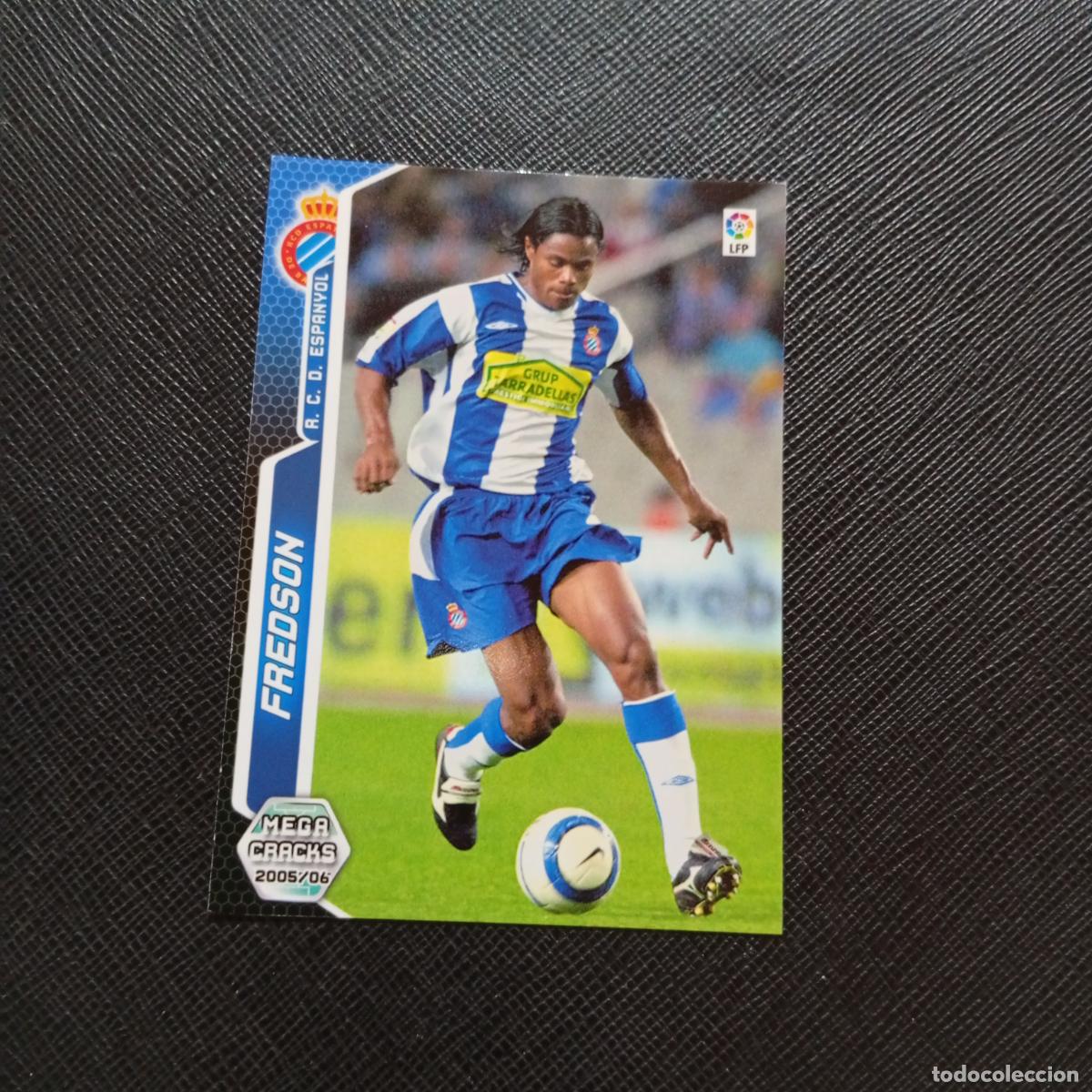 Cromos de f&uacute;tbol: 154 FREDSON ESPA&Ntilde;OL PANINI MEGACRACKS 05 06 CROMO FUTBOL 2005 2006 - A213 PG163