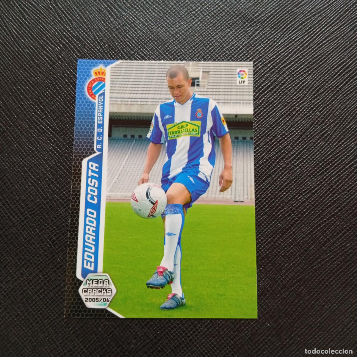 Cromos de f&uacute;tbol: 155 EDUARDO COSTA ESPA&Ntilde;OL PANINI MEGACRACKS 05 06 CROMO FUTBOL 2005 2006 - A213 PG163
