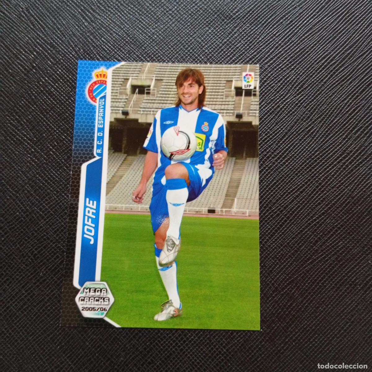Cromos de f&uacute;tbol: 157 JOFRE ESPA&Ntilde;OL PANINI MEGACRACKS 05 06 CROMO FUTBOL 2005 2006 - A213 PG163