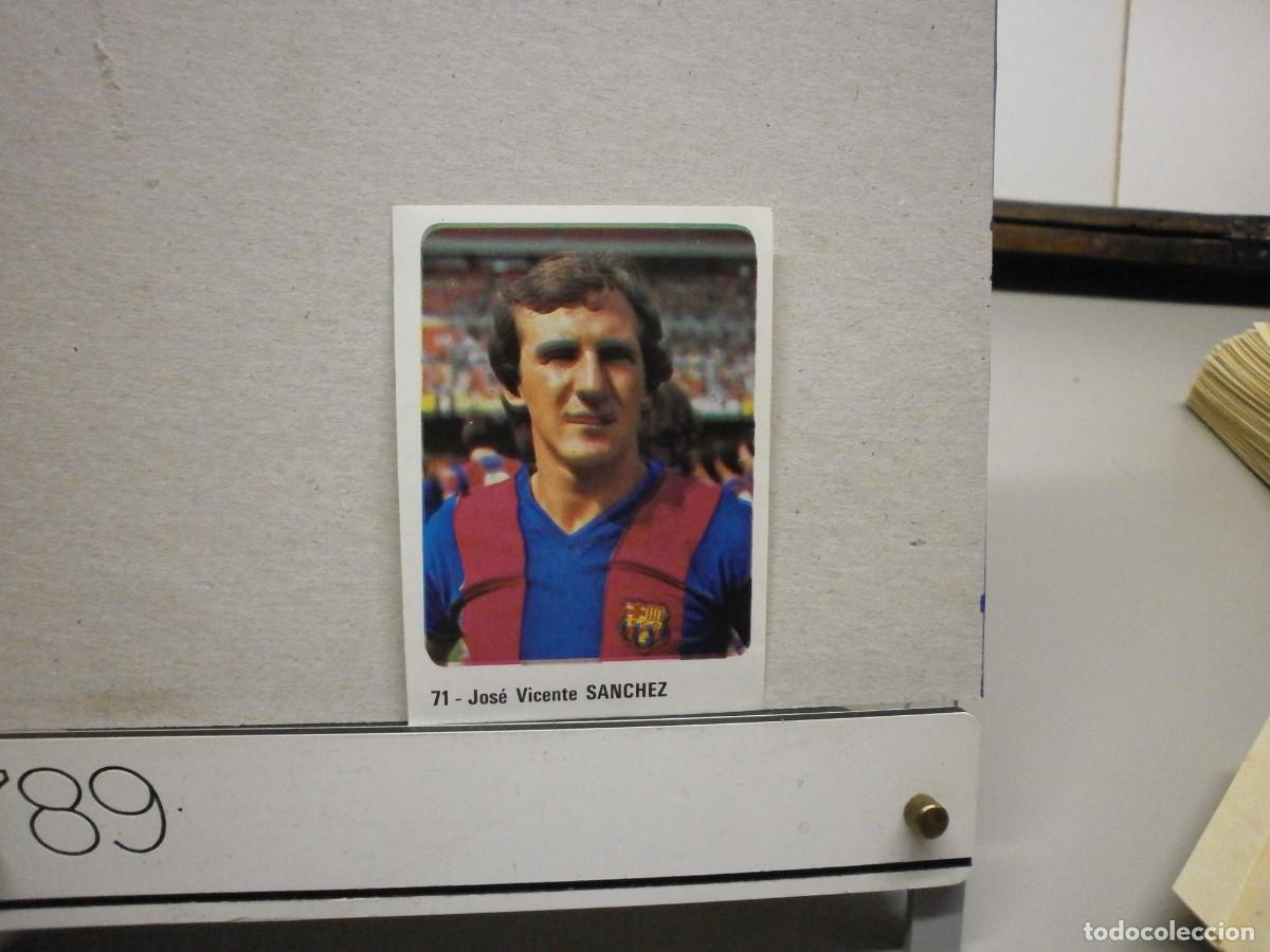 Cromos de Futebol: cromo futbol 79 80 editorial crom n&ordm; 71 f.c. barcelona sanchez