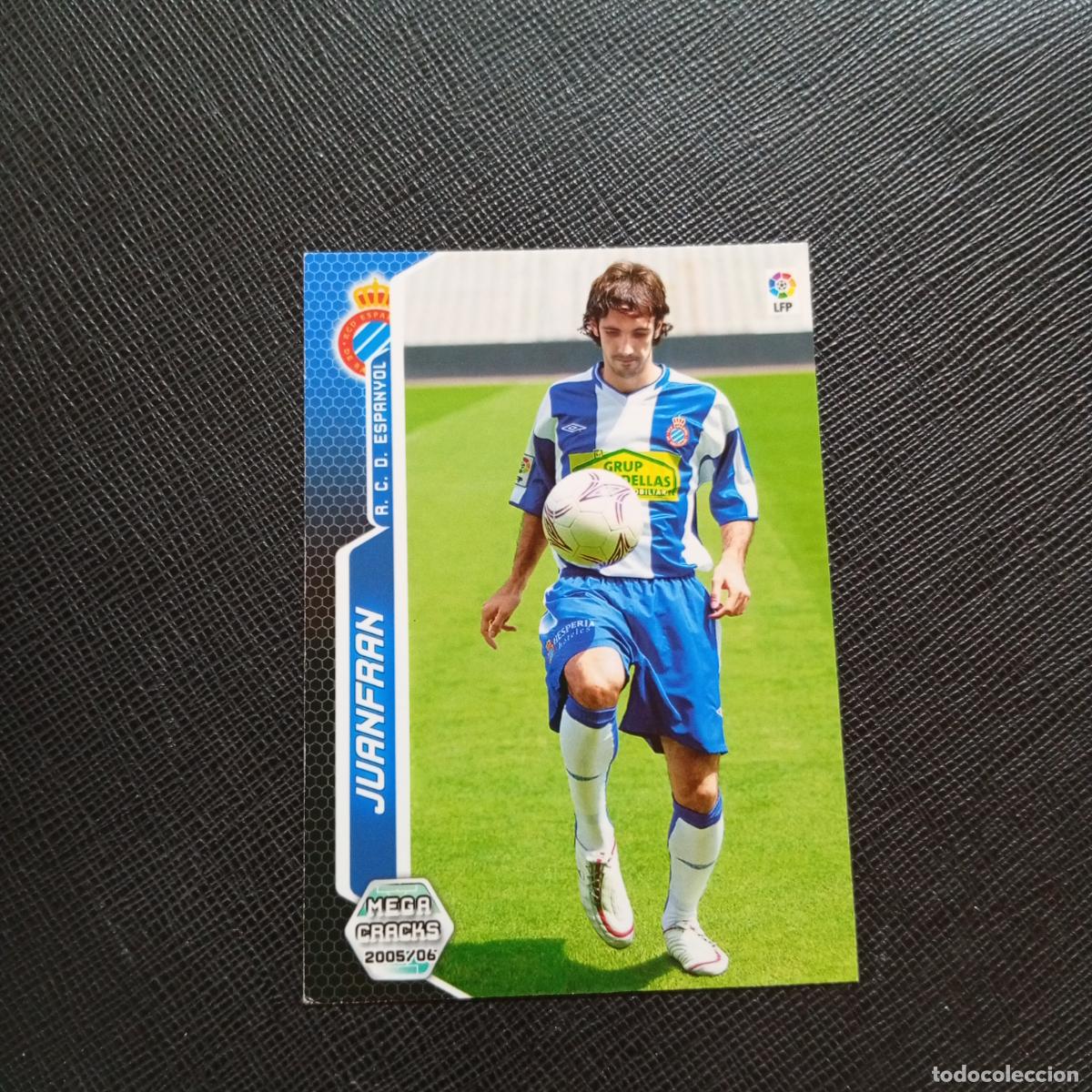 Cromos de f&uacute;tbol: 160 BIS JUANFRAN ESPA&Ntilde;OL PANINI MEGACRACKS 05 06 CROMO FUTBOL 2005 2006 - A213 PG172