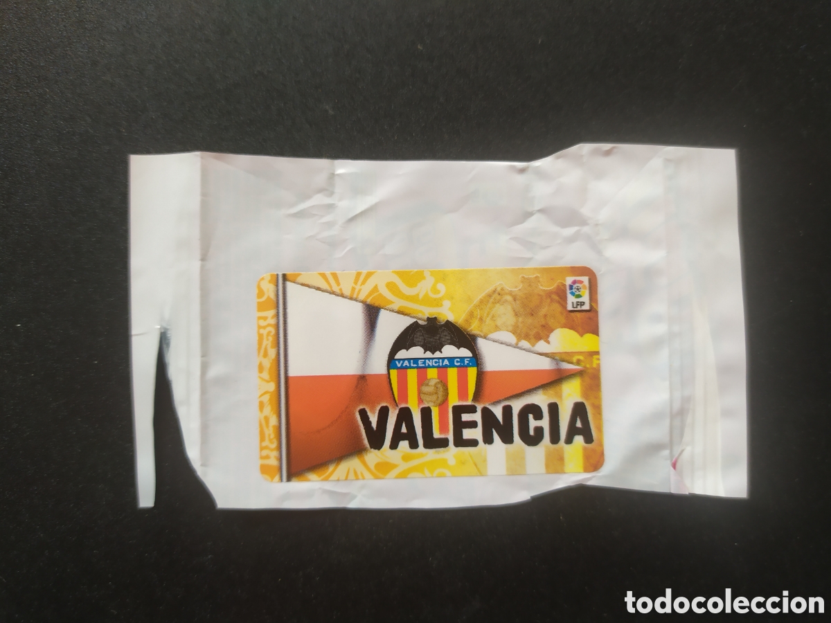 Football Stickers: Liga este 2009 2010 09 10 panini chicle chicles escudo Valencia sin pegar