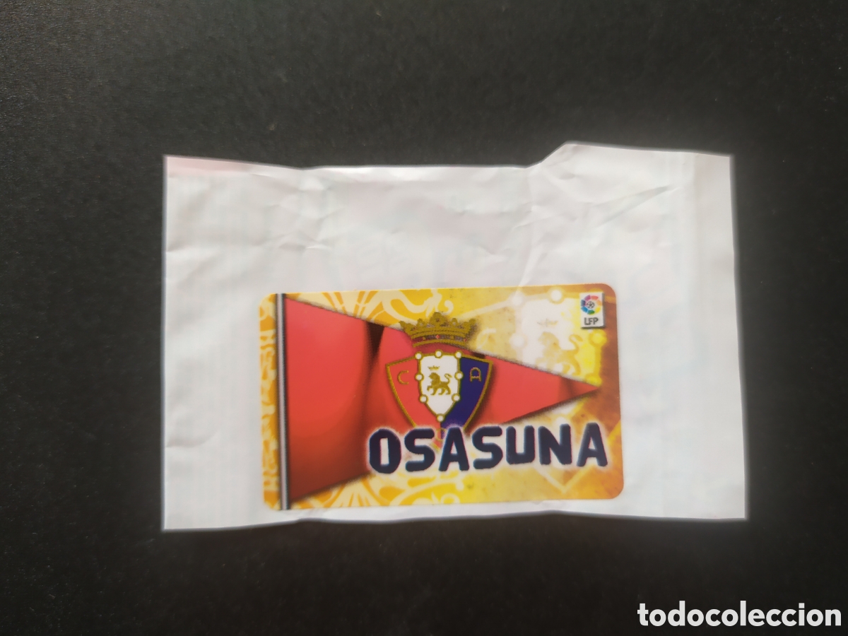 Football Stickers: Liga este 2009 2010 09 10 panini chicle chicles escudo Osasuna sin pegar