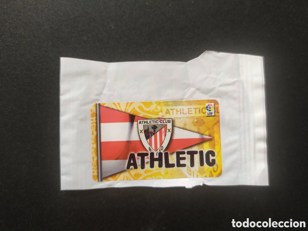 Football Stickers: Liga este 2009 2010 09 10 panini chicle chicles escudo Athletic Bilbao sin pegar