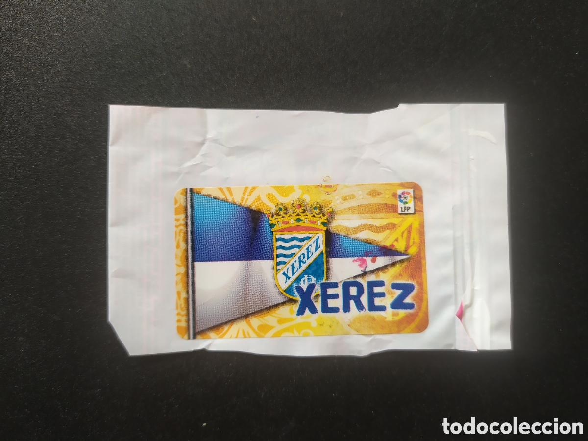 Football Stickers: Liga este 2009 2010 09 10 panini chicle chicles escudo Xerez sin pegar