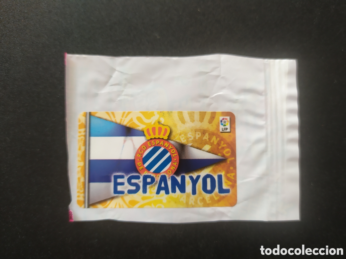 Football Stickers: Liga este 2009 2010 09 10 panini chicle chicles escudo Espanyol sin pegar