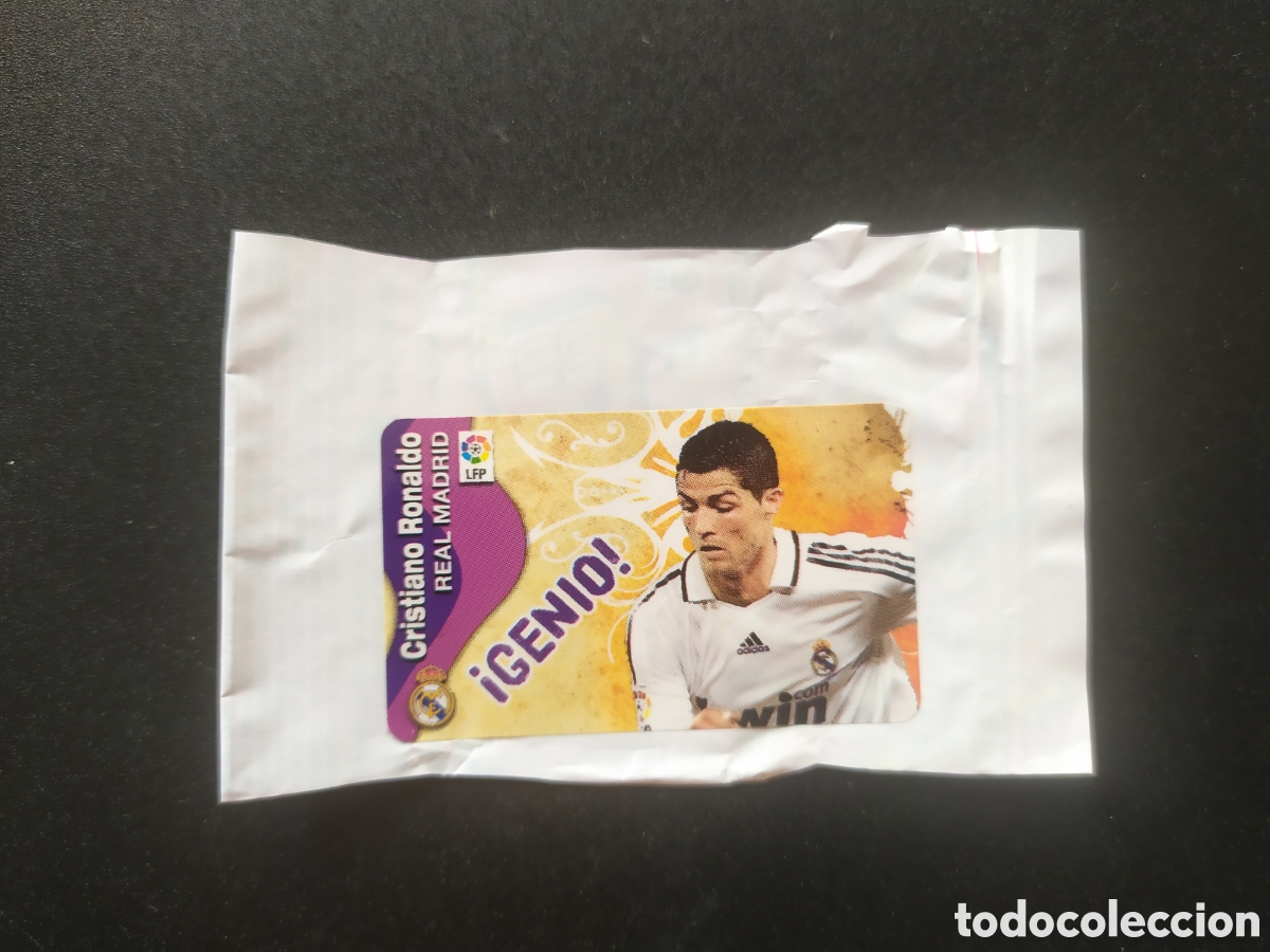 Football Stickers: Liga este 2009 2010 09 10 panini chicle chicles Cristiano Ronaldo Real Madrid sin pegar