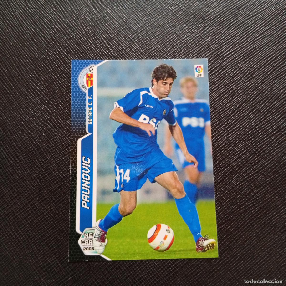 Cromos de f&uacute;tbol: 177 PAUNOVIC GETAFE PANINI MEGACRACKS 05 06 CROMO FUTBOL 2005 2006 - A213 PG181