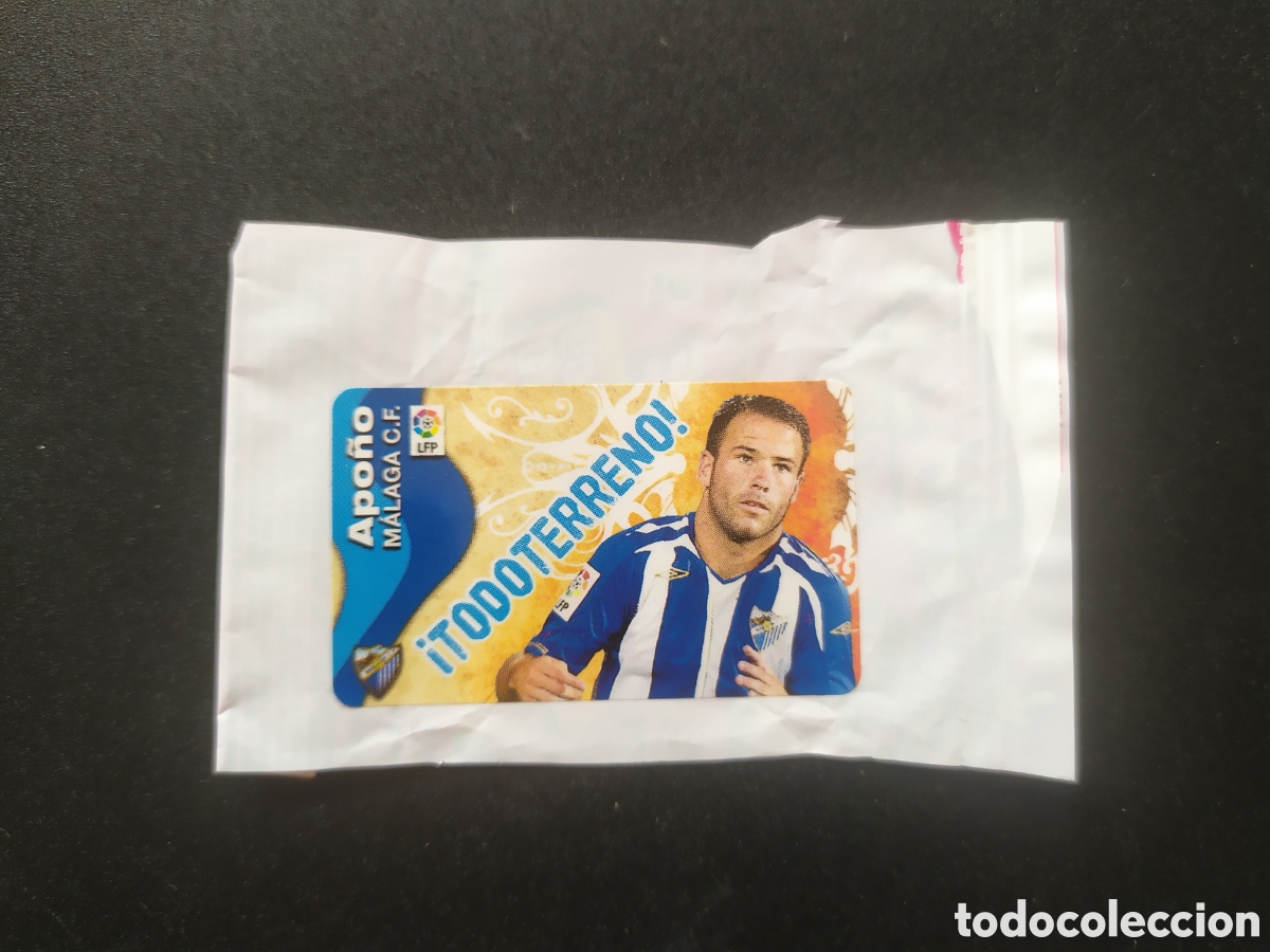 Cartes &agrave; collectionner de Football: Liga este 2009 2010 09 10 panini chicle chicles Apo&ntilde;o M&aacute;laga sin pegar