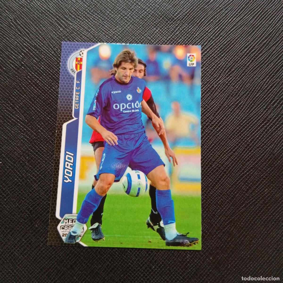 Cromos de f&uacute;tbol: 180 YORDI GETAFE PANINI MEGACRACKS 05 06 CROMO FUTBOL 2005 2006 - A213 PG190