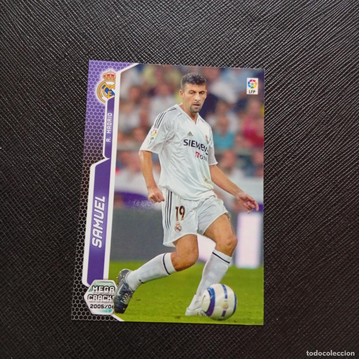Cromos de f&uacute;tbol: 185 SAMUEL REAL MADRID PANINI MEGACRACKS 05 06 CROMO FUTBOL 2005 2006 - A213 PG190
